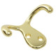 Robe Hook Double Brass