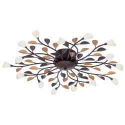 Campania Leaf Design Antique Brown/Gold