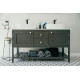 Classic Shker Vanity W: 1200mm H: 800mm D: 500mm - No Top - Bathroom Cabinet