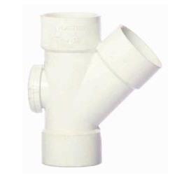 PVC JUNCTION 50MM X45DEG IE