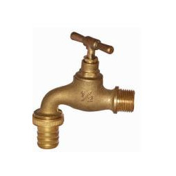 Tap Garden 15x20mm Heavy Pattern - Brass