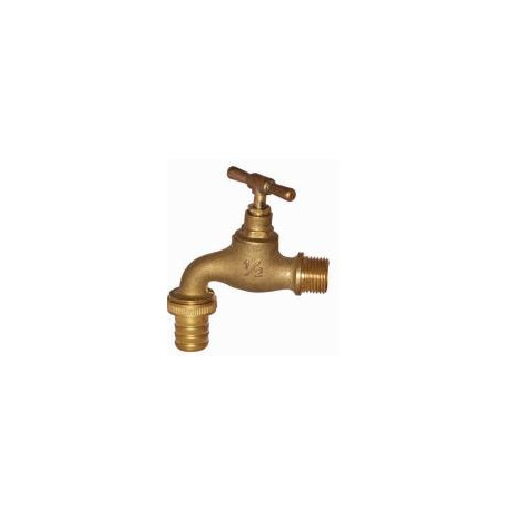 Tap Garden 15x20mm Heavy Pattern - Brass