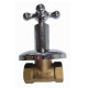 Stop tap Undertile 15mm FxF - Fortem