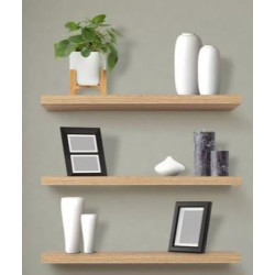 Shelfmate Hollow Floating Shelf - Oak (600 x 250 x 38mm)