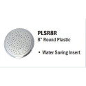 Shower Rose 8"  Round Plastic - Swash